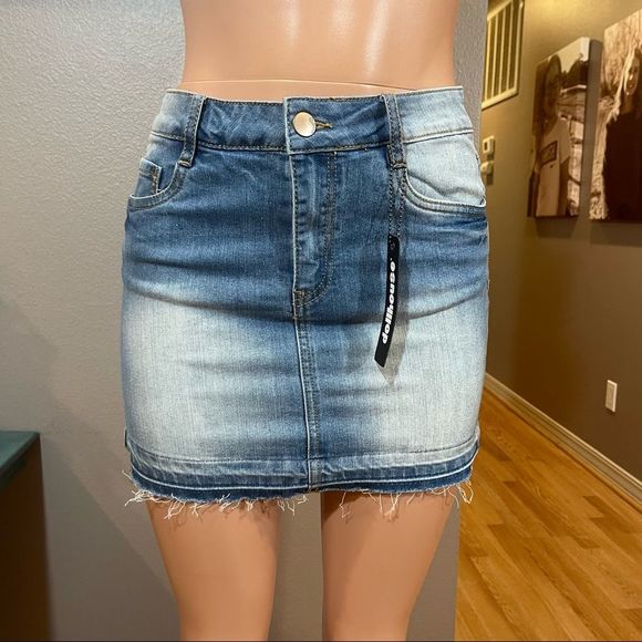 Dollhouse Skirts Nwt Dollhouse Denim Mini Skirt Poshmark
